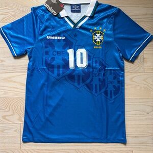 Brazil 1994-1996 Away Jersey - #10 Rivaldo